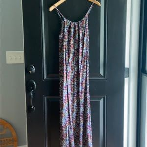 Multi-colored maxi dress